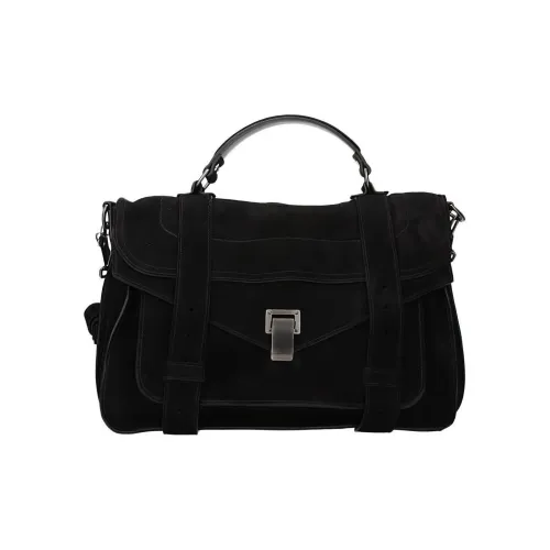 PROENZA SCHOULER Замшевая сумка через плечо сумка для женщин черная