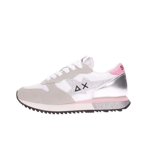 SUN68 Donna Stargirl Slip-resistant Low Top Повседневная обувь Женская Белая Серый Серебряный