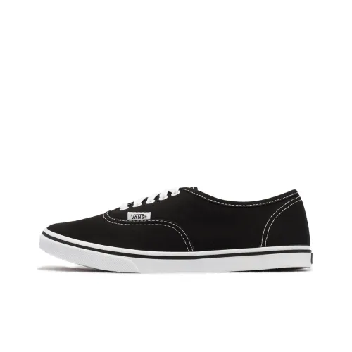 VANS Authentic Low Top Скейтборд Кроссовки Унисекс Черные