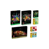 [Полный Букет Набор] Букет + Цветочный + Консервированный Цветок + Розовый + Подсолнух + Нарцисс + Тюльпан