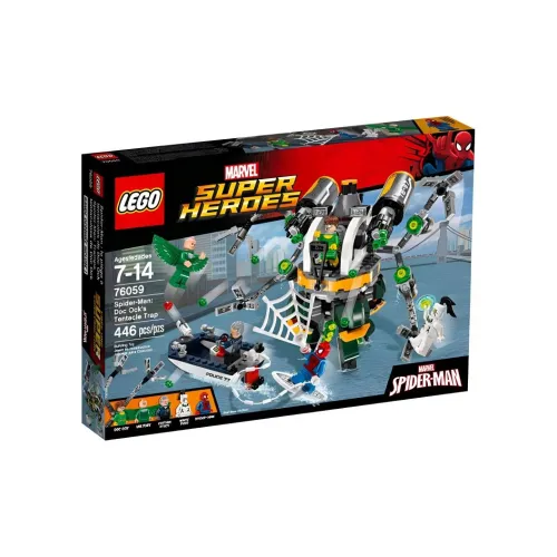 LEGO Super Hero Collection DR. Осьминог' Пластиковые конструкторы Tentacle Trap 446 шт. 76059