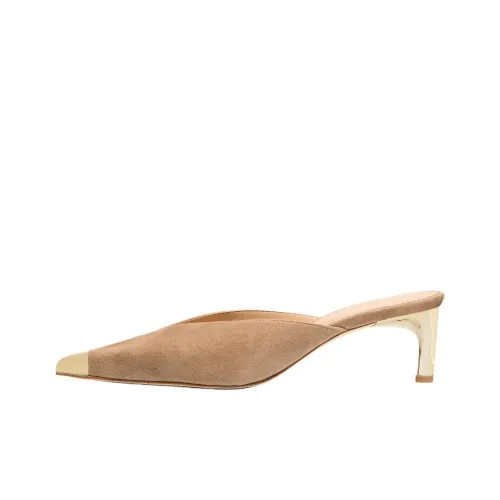 MICHAEL KORS Домашние тапочки с резиновым подошвой 5,7 см женские хаки