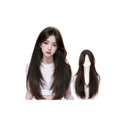 FYOSEE Перука для женских длинных волос полная голова высокий уровень покрытие ключицы полное покрытие естественный объем вверх