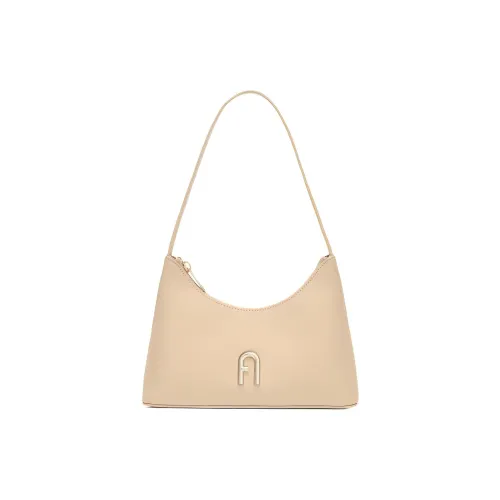 Furla Claris Lux Телячья кожа Сумка через плечо Женская Бежевая