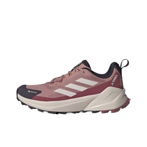 adidas Terrex TRAILMAKER 2,0 Противоскользящий Низкий Топ Походная обувь Женская Глина Красно-фиолетовый Черный