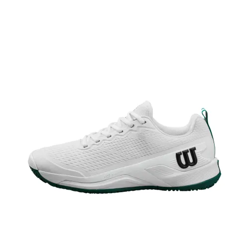Wilson RUSH PRO 4,5 Теннисные кроссовки Низкий верх Белый/Черный/Зеленый Мужской