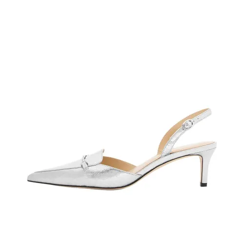 MICHAEL KORS Lena Узкий каблук Высокие каблуки 5,7 см Женские Серебристый