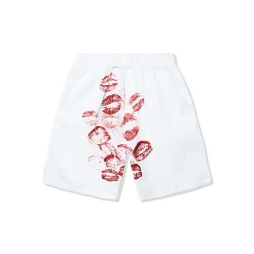 ANTI SOCIAL SOCIAL CLUB Valentine's Day Limited Edition Collection Белые Унисекс Брюки со Стрелкой