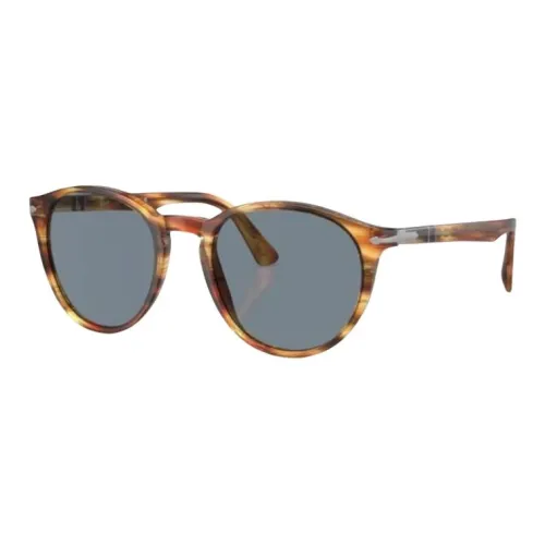 PERSOL Ацетат Квадратные Солнцезащитные Очки Мужские Коричневые