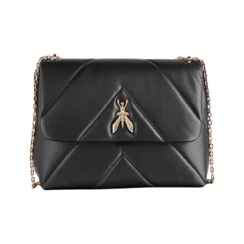 Patrizia Pepe Сумка через плечо из козьей кожи Женская Черная