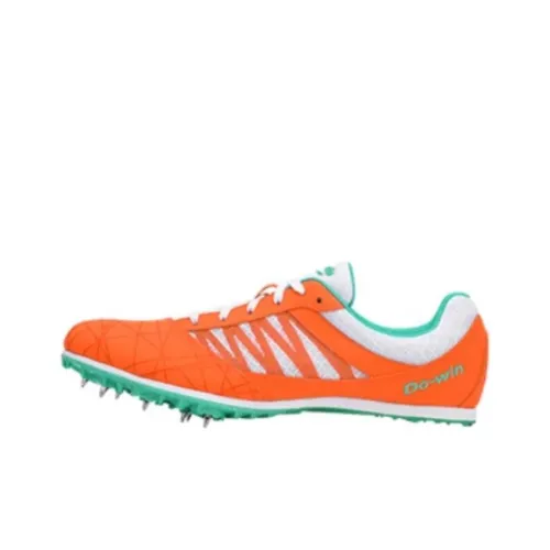 DO WIN Амортизаторы Slip-resistant устойчивые к истиранию низкий топ беговые кроссовки унисекс оранжево-белый