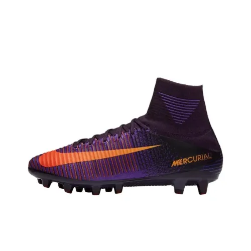 Nike Mercurial Superfly 5 AG Искусственная трава Противоскользящие Устойчивые к истиранию Футбольные бутсы Мужской Фиолетовый