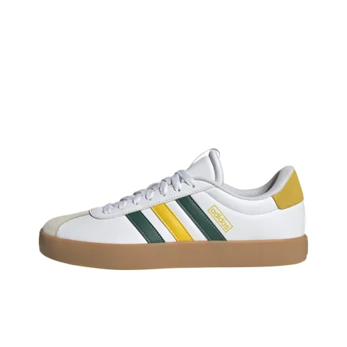 Adidas VL COURT 3,0 Slip-resistant Abrasion-resistant Low-top Skateboard Shoes Men's White Adidas VL COURT 3,0 Противоскользящие Устойчивые к истиранию Низкие Кеды для скейтбординга Мужские Белые