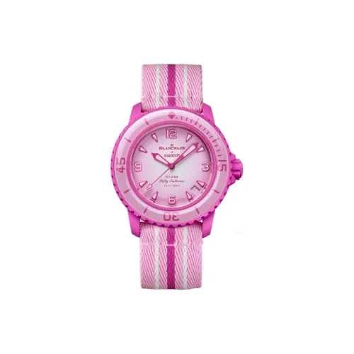 SWATCH Автоматический Механический Механизм Мужские Часы 42,3 мм Розовый