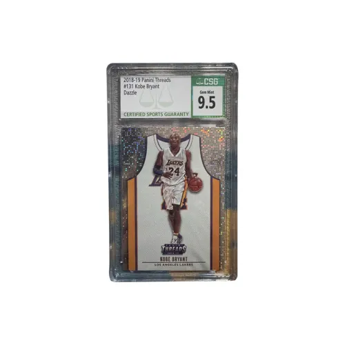 PANINI 2018-19 Threads Маленький Майка Лейкерс Коби Bryant DISCO Рефракция Dazzle Fold CSG 9,5 Сертифицированные Карточки 1 Упаковка