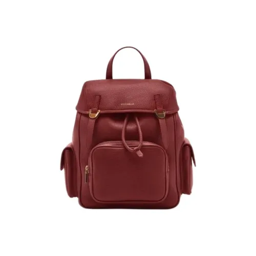 COCCINELLE Телячья кожа Рюкзак Средний Женские Бургунди