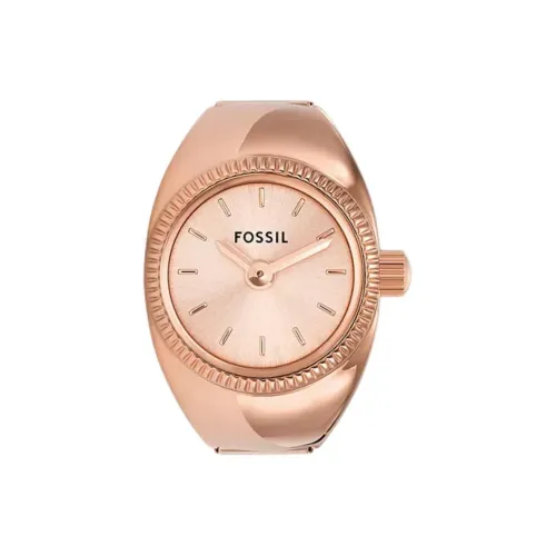 FOSSIL Наручные часы Кварцевый механизм Ремешок из нержавеющей стали 15 мм Розовое золото Циферблат Женские часы