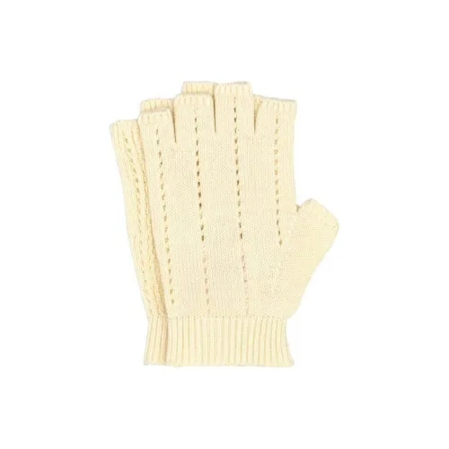 Перчатки Valentino Cotton Knit Женские Бежевые