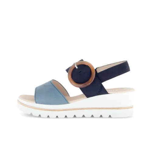 Gabor Мода One Ремешок Сандалии 5 см Женские Синие