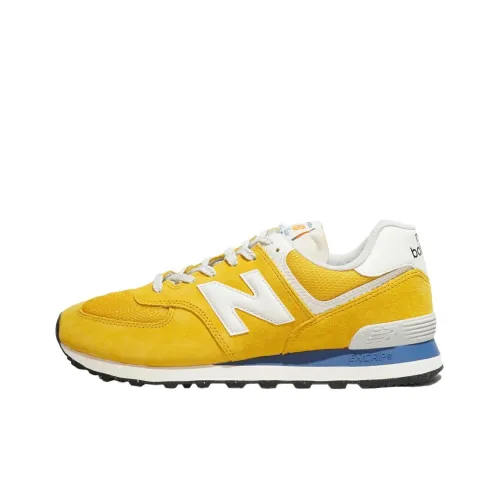 New Balance NB 574 Легкий Низкий Топ Повседневная Обувь Унисекс Желтый