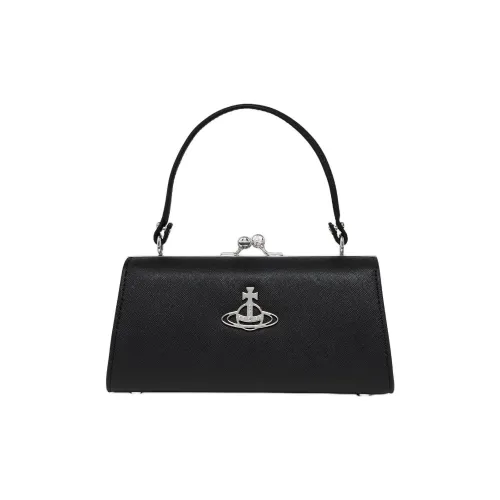 Vivienne Westwood Полиуретановая сумка женская черная