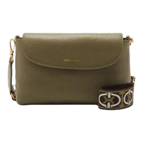 COCCINELLE Сумка через плечо из коровьей кожи Mini Женская Зеленая