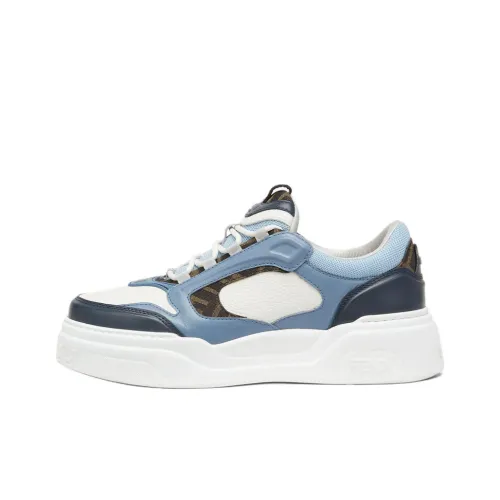 FENDI Force 2025 Spring Summer Коллекция Низкий Топ Повседневная Обувь Мужская Синяя