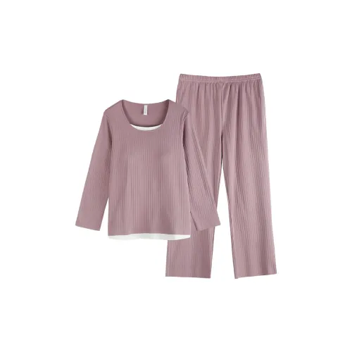 Xuan Liang Pajama Комплект Женский Пыльно-фиолетовый