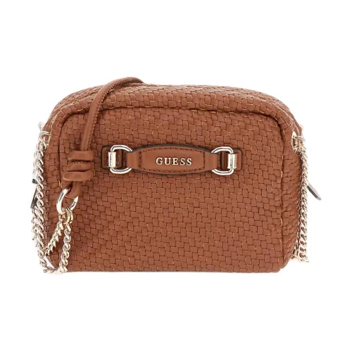 GUESS ПУ (полиуретан) Сумка через плечо Мини Женская Коричневая