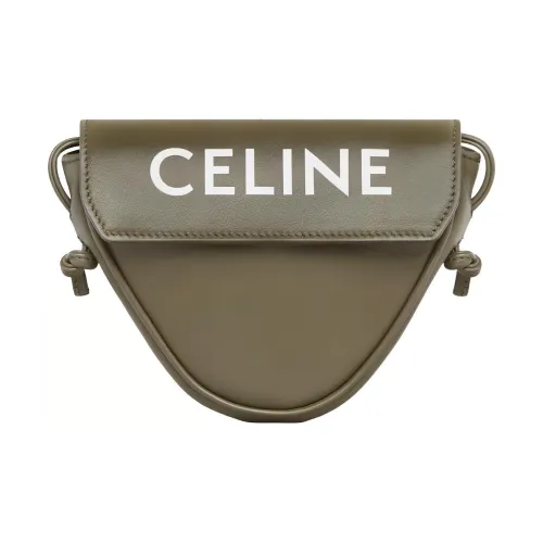 CELINE Гладкая коровья кожа Сумка через плечо Мини Мужская Яшма