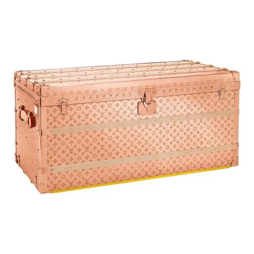 LOUIS VUITTON COURRIER LOZINE Кожа Твердый Чехол Унисекс Медный