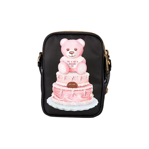 MOSCHINO Нейлоновая сумка через плечо сумка на плечо женская черная