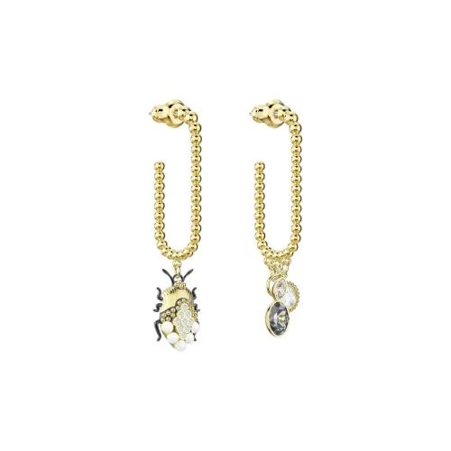 Swarovski Металл Кристалл Серьги Женские Золото