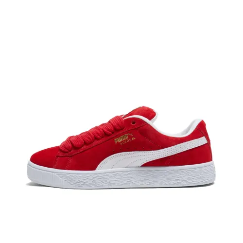 PUMA Suede XL Casual Low Top Красный/Белый Женские