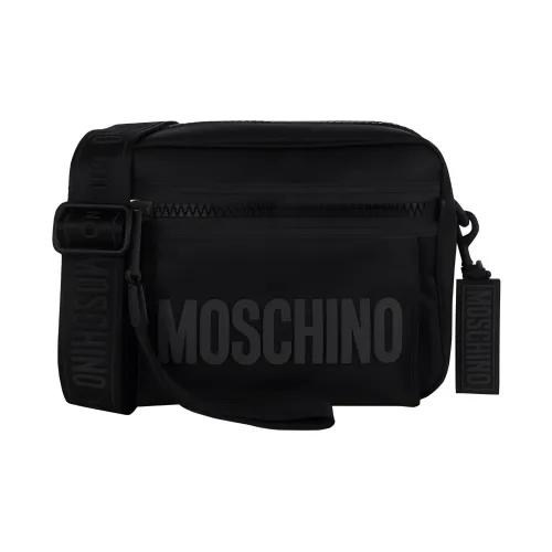 MOSCHINO Полиамид Сумка через плечо Мужская Черная