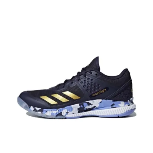 Adidas Crazyflight Slip-Resistant Abrasion-Resistant Low-Top Training Shoes Men's