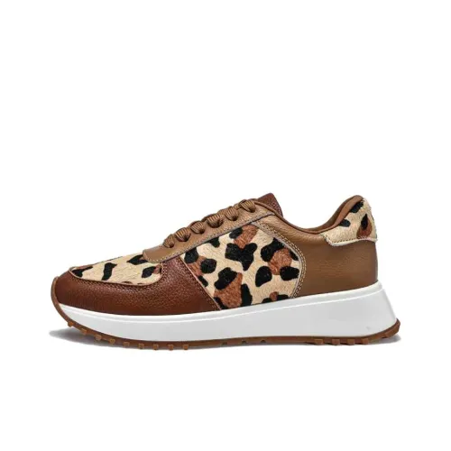 M COUTURE Низкий Топ Casual Женский Коричневый