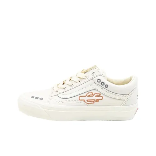 VANS Old Skool 36 Устойчивые к истиранию Низкие Кроссовки для скейтбординга Унисекс Белые