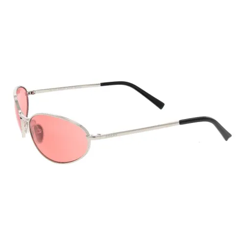 PRADA Нерегулярная форма Солнцезащитные очки Женские Серебряные