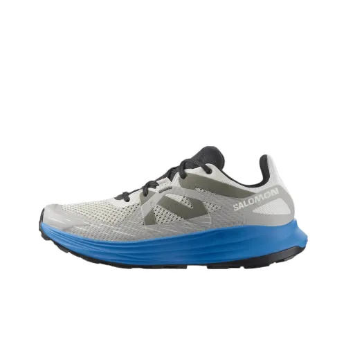 SALOMON ULTRA FLOW Slip Устойчивый к истиранию Низкий Топ Беговые кроссовки Мужской Серый Синий