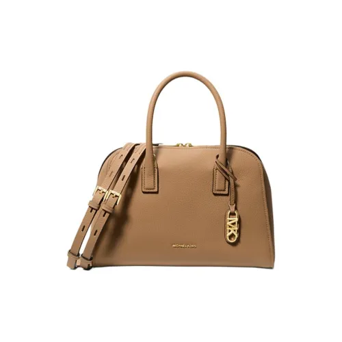 MICHAEL KORS Сумка из кожи для боулинга сумка через плечо сумка среднего размера женская коричневая