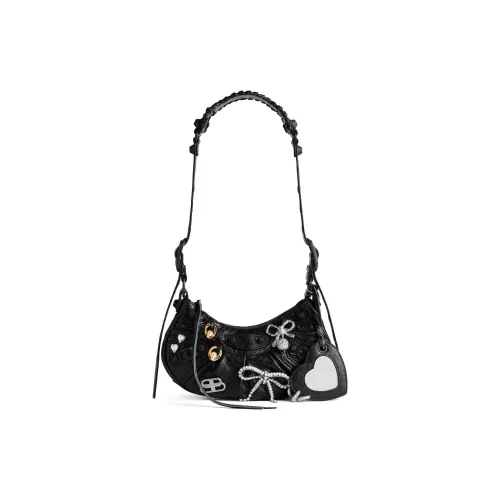 Balenciaga Lambskin Сумка через плечо XS Женская Черная