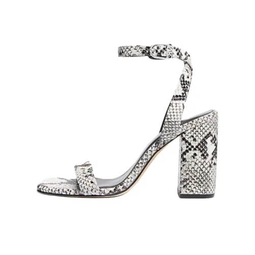 MICHAEL KORS Merriam One Ремешок Сандалии 8,8 см Женские Белые Черные