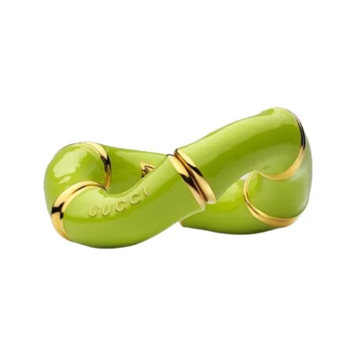 GUCCI Эмаль Металл Алюминий Браслеты Унисекс Зеленый