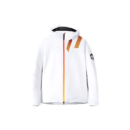 Anta Хлопковый пуховик Мужской Белый Snowflake