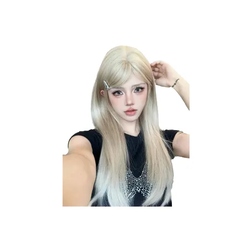 FYOSEE Перука для женских полных волос стиль молочно-чайный бежево-серый длинная для женских