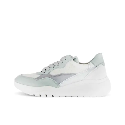 Gabor Мода Низкий Топ Повседневная Обувь Женская Бежевый Зеленый