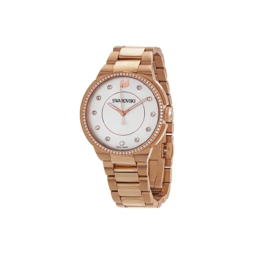 Swarovski City Mini Collection Женские часы Кварцевый механизм Ремешок из нержавеющей стали 32 мм Белый циферблат