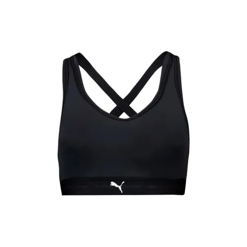 PUMA Черные Женские Бюстгальтеры