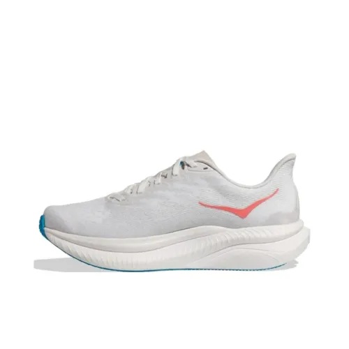 HOKA ONE ONE Износостойкие Дышащие Низкие Повседневные Беговые Кроссовки Женские Серый Белый